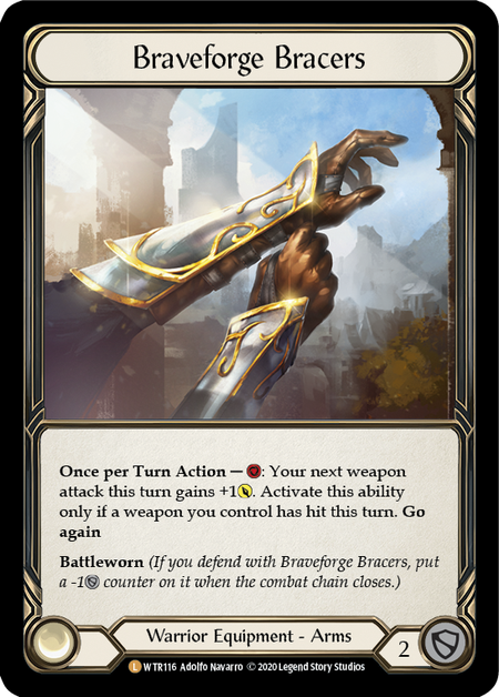 Braveforge Bracers Card Front