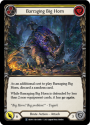 Barraging Big Horn - Yellow