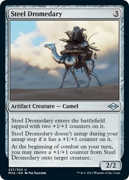 Steel Dromedary Card Front