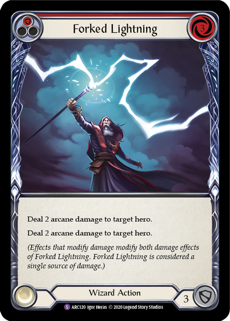 Forked Lightning Card Front