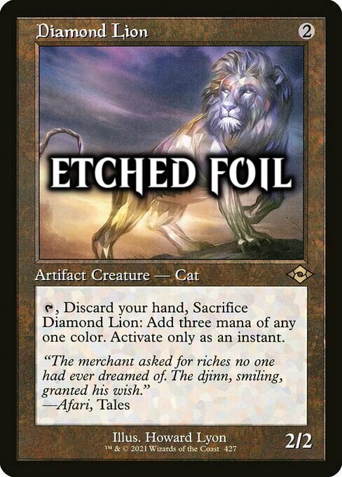 Diamond Lion Card Front