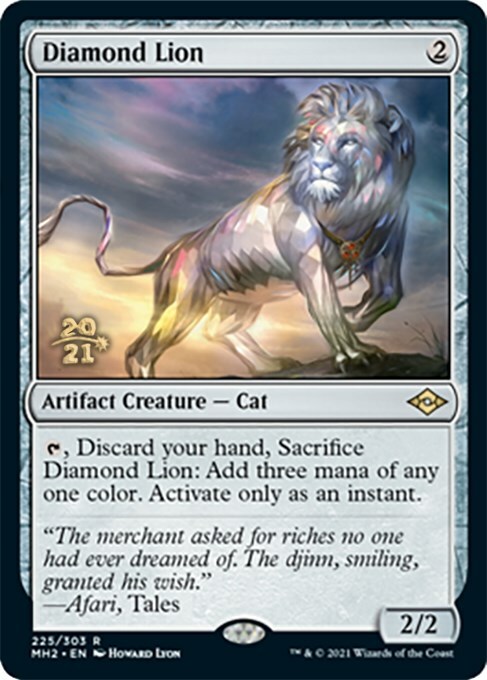 Diamond Lion Card Front