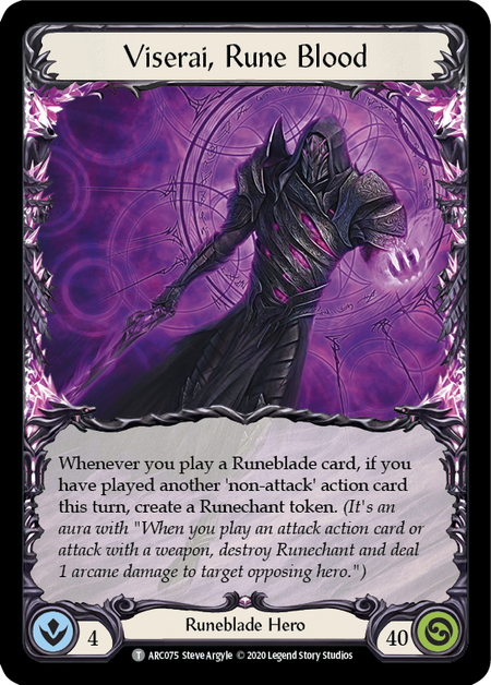 Viserai, Rune Blood // Viserai Card Front