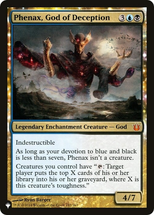 Phenax, God of Deception Card Front