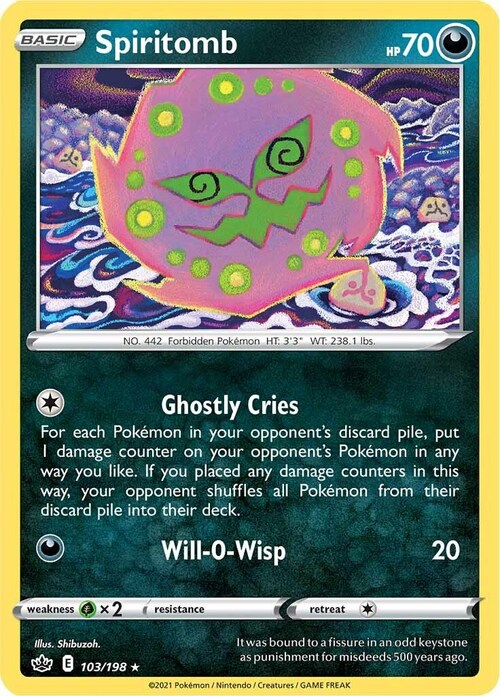 Spiritomb Card Front