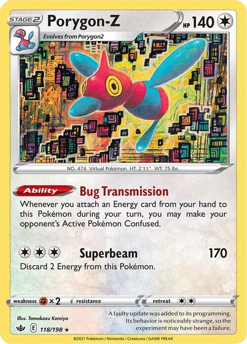Porygon-Z Card Front