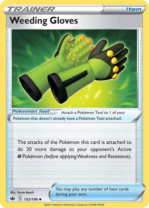 Weeding Gloves Card Front