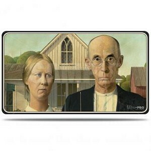 Fine Art: Tappetino American Gothic