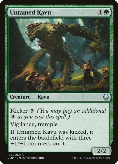 Untamed Kavu Card Front