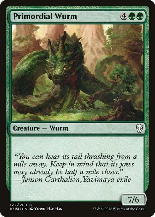 Primordial Wurm Card Front