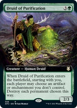 Druid of Purification Card Front