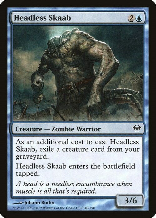 Headless Skaab Card Front