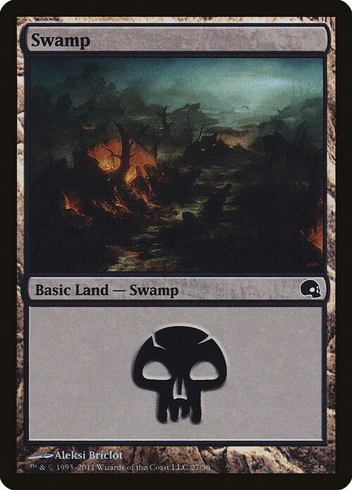 Swamp Card Front