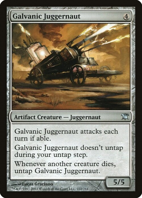 Galvanic Juggernaut Card Front