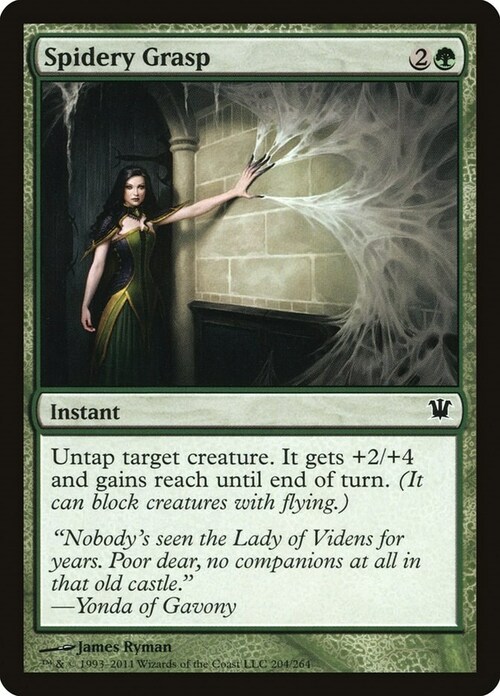 Spidery Grasp Card Front