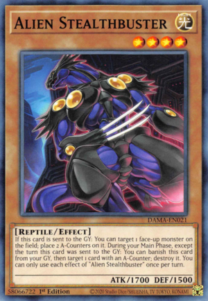 Alien Stealthbuster Card Front