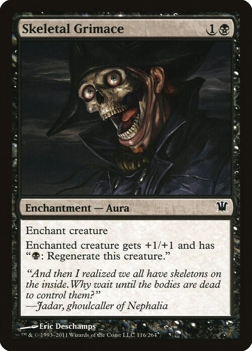 Skeletal Grimace Card Front