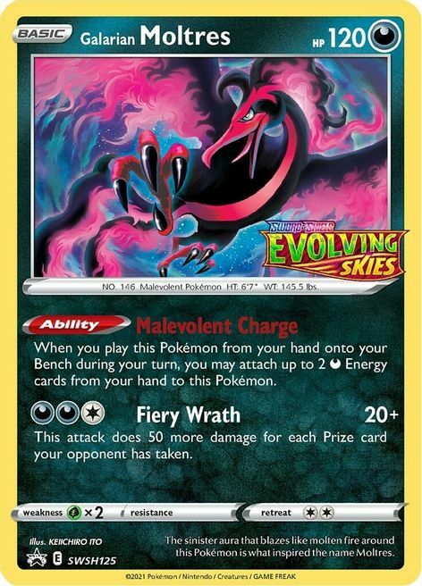 Galarian Moltres Card Front