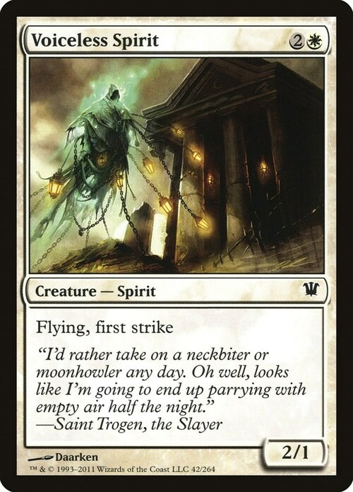 Voiceless Spirit Card Front