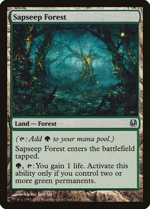 Sapseep Forest Card Front