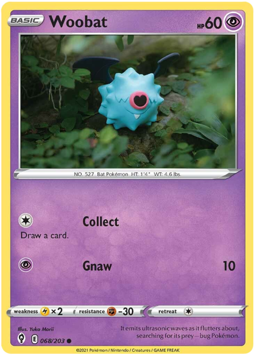 Woobat Card Front