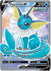 Vaporeon V [Pescata Tripla | Salto Splash]