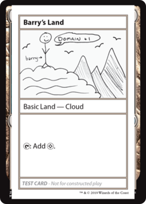 Barry's Land Card Front