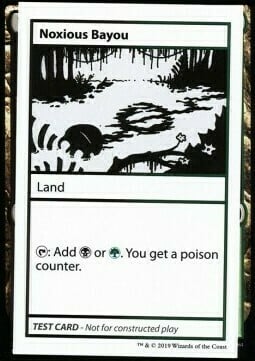 Noxious Bayou Card Front