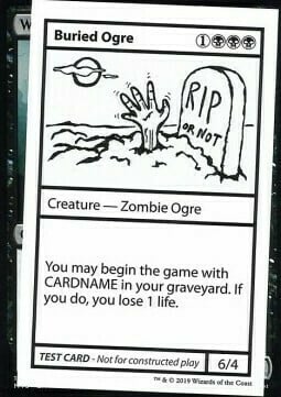 Buried Ogre Card Front