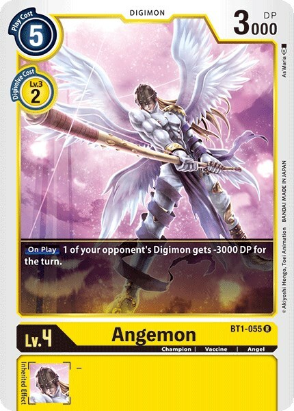 Angemon Card Front