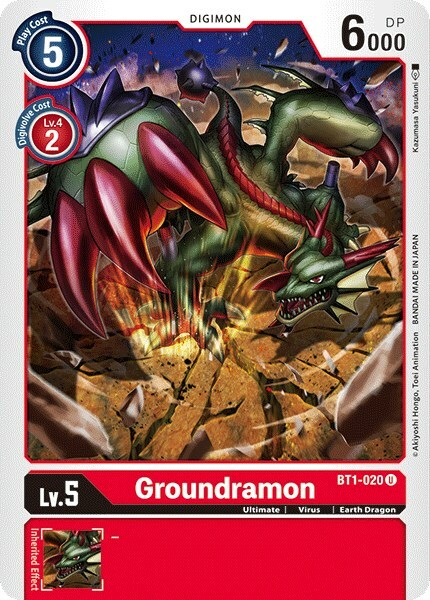 Groundramon Card Front