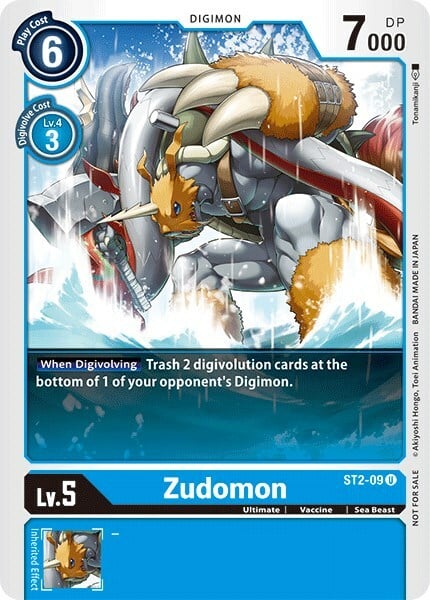 Zudomon Card Front