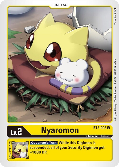 Nyaromon Card Front