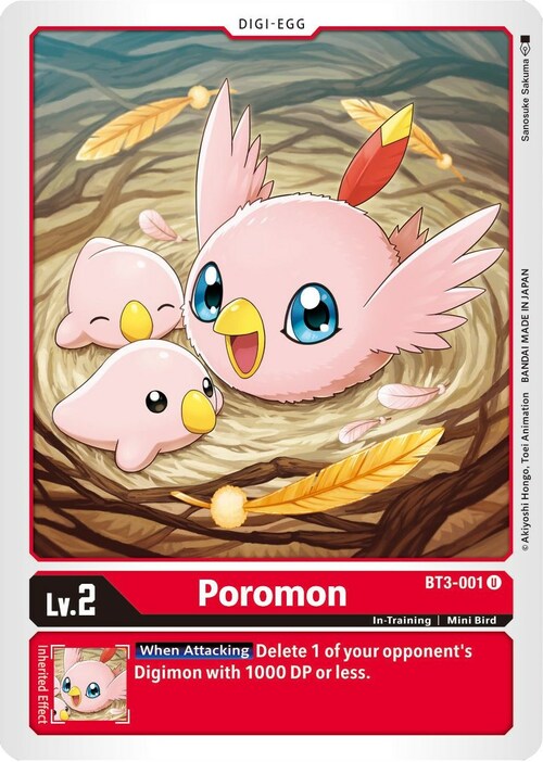 Poromon Card Front