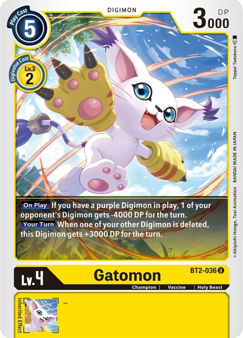 Gatomon Card Front