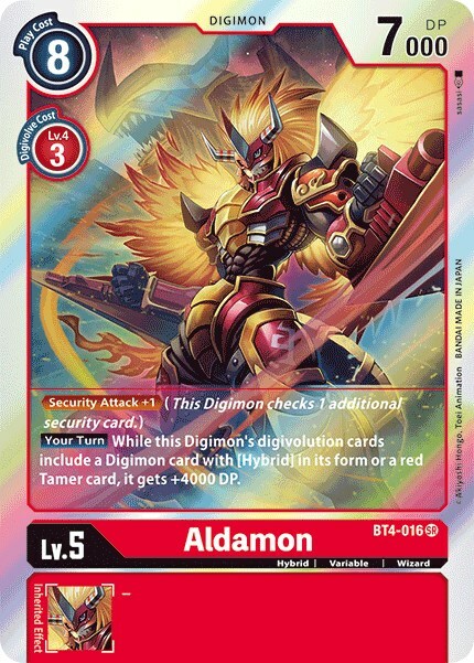 Aldamon Card Front