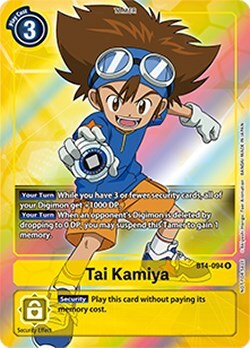 Tai Kamiya Card Front