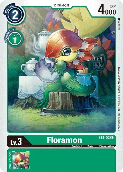 Floramon Card Front