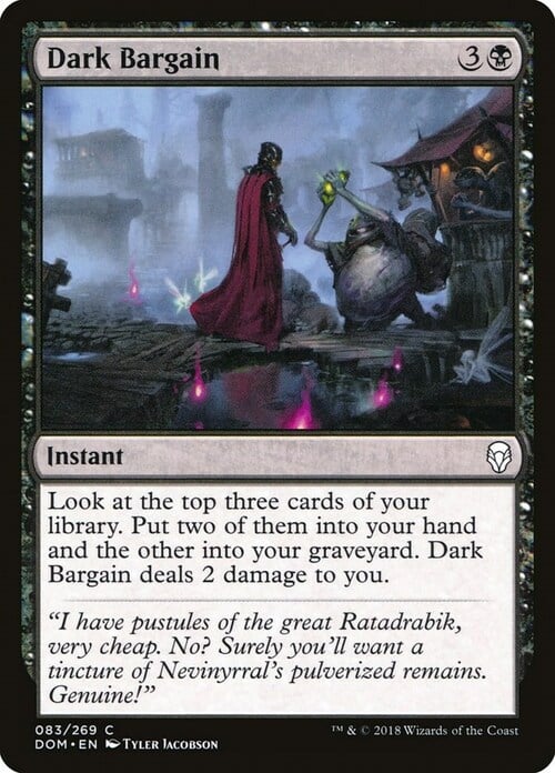 Dark Bargain Card Front