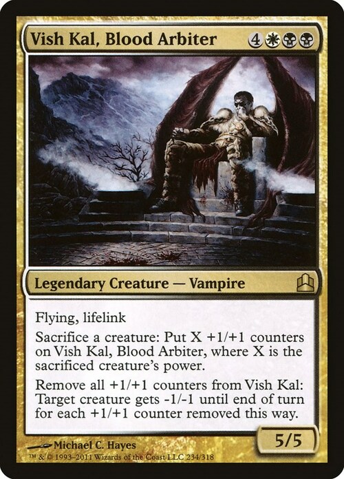 Vish Kal, Blood Arbiter Card Front