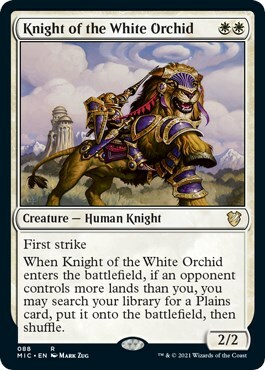 Knight of the White Orchid Card Front