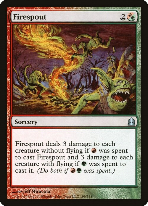 Firespout Card Front