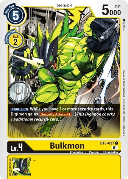 Bulkmon Card Front