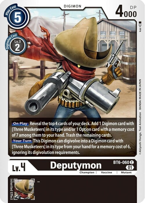 Deputymon Card Front