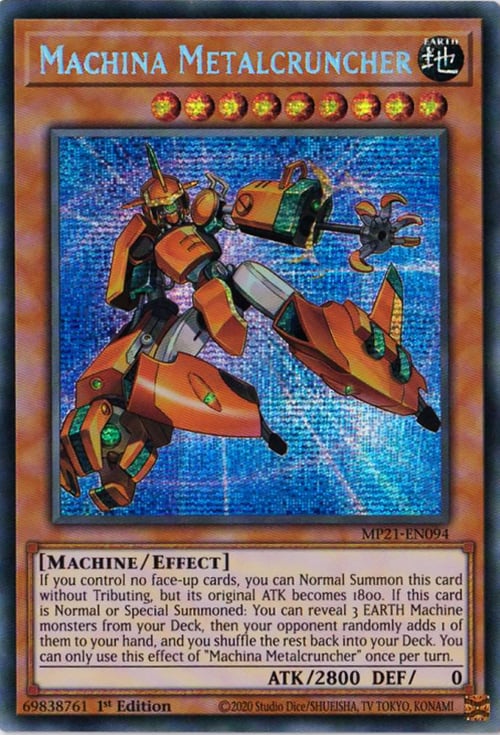 Machina Metalcruncher Card Front