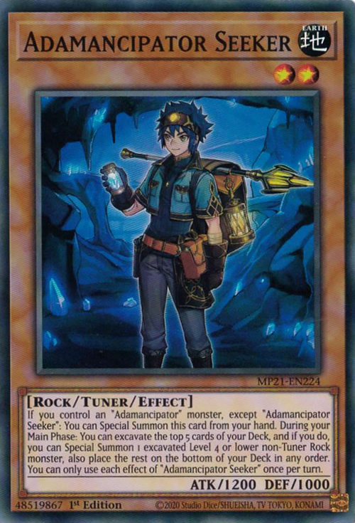 Adamancipator Seeker Card Front