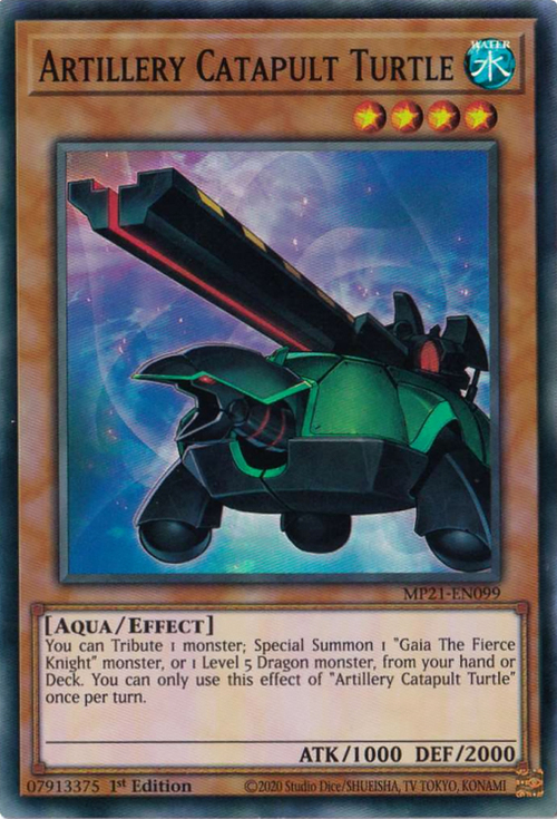 Artillery Catapult Turtle Card Front