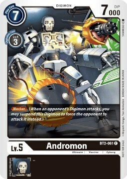 Andromon Card Front