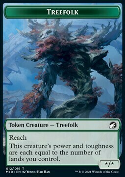 Treefolk // Wolf Card Front