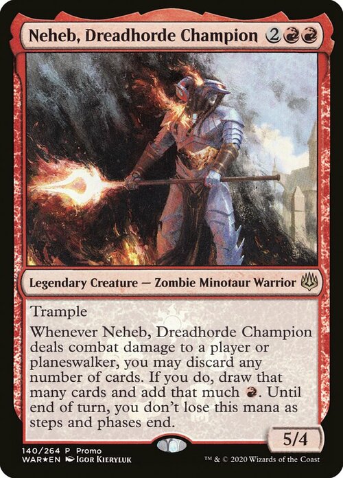 Neheb, Dreadhorde Champion Card Front